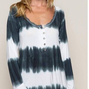 Tie-Dye Long Sleeve Top